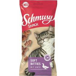 Schmusy Soft Bitties Snack Per Gatti - 60 g Anatra