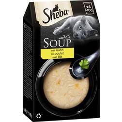 Sheba sachets multipack soup with chicken 80