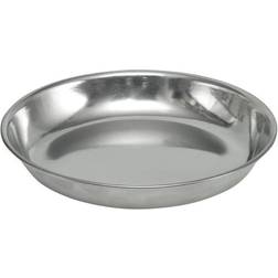 Nobby Flat Stainless Steel Cat Bowls Pet Argenté