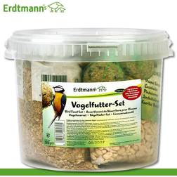 Erdtmanns 8-teiliges vogelfutterset eimer wildvogelfutter