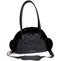 Croci Borsa Plushie Black 36x22x25 cm