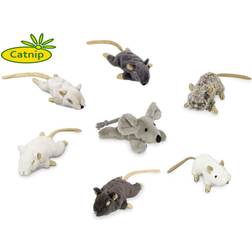 Nobby Peluche En Forme Souris Gris + Herbe à Chat 3.5 cm 67461