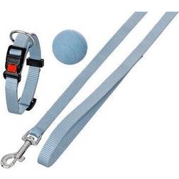 Karlie Art Sportiv Plus Valphalsband och Koppel 20–40 cm x 15 mm Blå