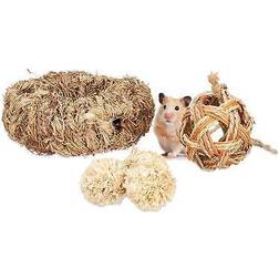 Relaxdays Hamster Accessories Set 5 Hamster Nest