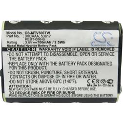 Cameron Sino 3.6v 700mah ni-mh replacement battery for motorola two-way radio