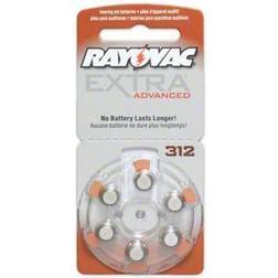 Rayovac 120-Pack Size 312 Extra Advanced Hearing Aid Batteries