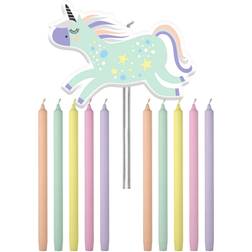 Folat Kaarsjes Unicorns&Rainbows 11stk