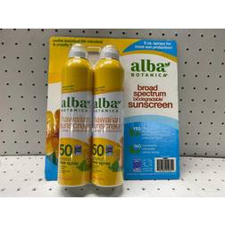 Alba Botanica hawaiian sunscreen spf 50 clear spray