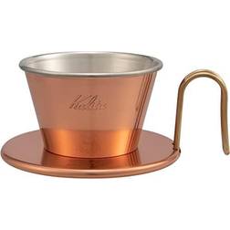 Kalita copper coffee dripper wave wdc-155 tsubame