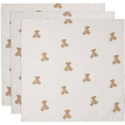 Jollein Mulltuch Musselin 3er-Pack 70x70cm Teddy Bear