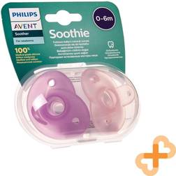 Philips AVENT Chupete Soothie 0-6M Niña, 2 ST