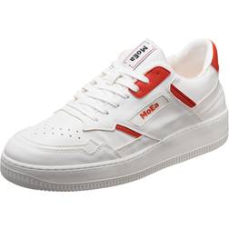 MoEa Øko Lav Æble Sneaker - Rød/Hvid