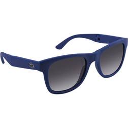 Lacoste Square Unisex Sunglasses - Matte Blue Grey Gradient