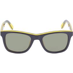 Lacoste Polarized Green Square Unisex Sunglasses - Blue
