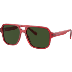 Dolce & Gabbana DX4003 Solbriller Børn - Transparent Red