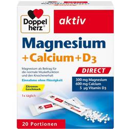 Doppelherz Health Energy & Performance Magnesium + Calcium + D3