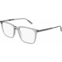 Montblanc MB0011O 008 Optische Fassungen Acetat Grau Transparent Quadratisch