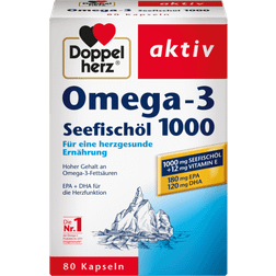 Doppelherz Seefischöl Omega3 1000 80 Kapseln