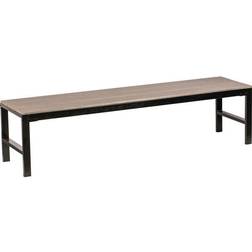 Lorell Charcoal Garden Bench