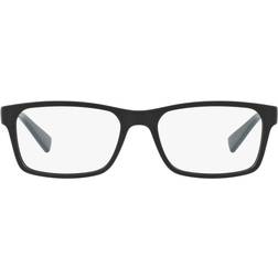 Armani Exchange Asian Fit 8199 Men's Eyeglasses Black Size 56