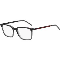 HUGO BOSS 1125 08A 53-17 Brillengestell inkl. Gläser, Herren, Vollrand, Eckig