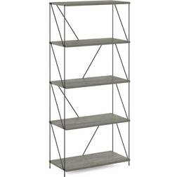 Furinno Besi 5-Tier Industrial Book Shelf