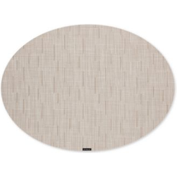 Chilewich Easy Care Bamboo Oval Place Mat Beige