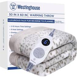 Westinghouse Heated Throw Blankets Gray