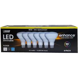 Feit Electric dimmable led br30 bulbs 6-pack