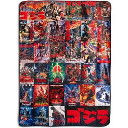 Godzilla Surreal Entertainment Movie Poster Oversized Couverture Multicolore, Rouge (193x137.2cm)