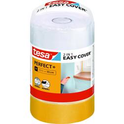 TESA Easy Cover Perfect 56593-00000-00 Cover sheets Yellow, Transparent L x W 33 m x 550 mm 1 Set