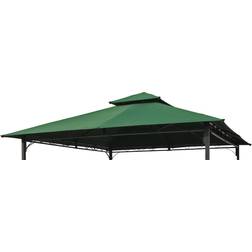 ST. Kitts Dark Green Replacement Canopy Foot Canopy Gazebo