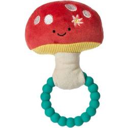 Mary Meyer fairyland forest teether rattle, 6-inches, red mushroom