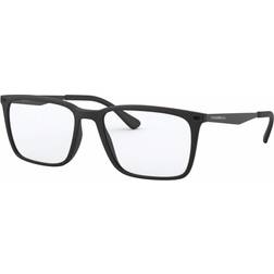 Emporio Armani EA3169F Ajuste Asiático 5042 Recetadas para Hombre Negras