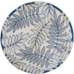 Nourison Aloha Indoor/Outdoor White, Blue