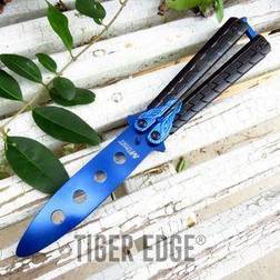 MTECH Black/Blue Practice Butterfly Balisong