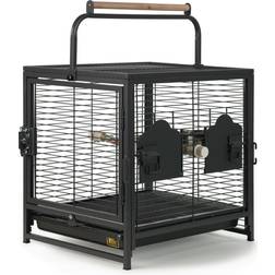 Pet Travel Carrier for Birds, Small Cage Portable Crate for Pet Birds, Compact Birdcage