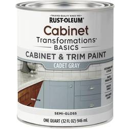 Rust-Oleum 372009 Transformations Basics & Trim Paint Wood Paint Cadet Gray