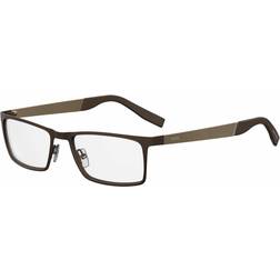 HUGO BOSS Demo Rectangular Mens Eyeglasses HG 0228 0YZ4 54 Brown OS