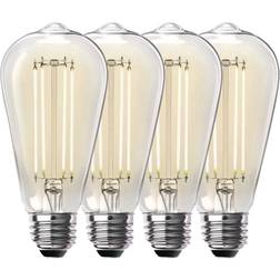 Feit Electric led light bulb 12w dimmable damp-rated glass clear/white 4-piece