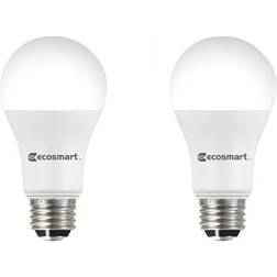 EcoSmart 40/60/100-Watt Equivalent A19 Energy Star 3-Way LED Light Bulb Daylight 2-Pack