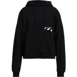 Off-White Pocket Skate-logo Hoodie - Zwart