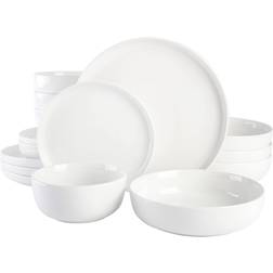 Gibson Home Oslo Rim Dinner Set 12