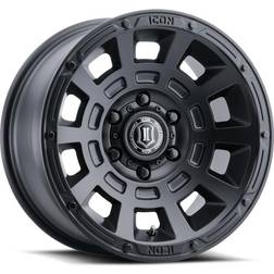 ICON Alloys Thrust Wheel, 17x8.5 with 5 on 4.5 Bolt Pattern Satin Black 2817856547SB