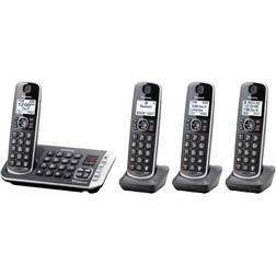 Panasonic link2cell bluetooth dect 6.0 expandable cordless phone system