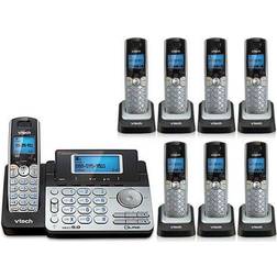 Vtech DS6151 2-Line Expandable Cordless Phone with DS6101-7 Extra Handsets