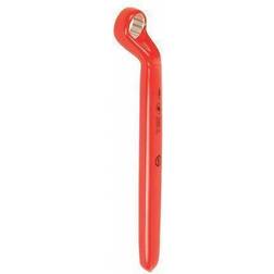 Wiha Box End Offset Wrench: 24 6 Point, Single End 279 OAL, 15 ° Angle, Chrome Vanadium Steel Part #21024