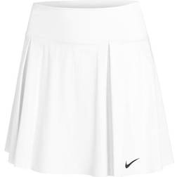 Nike Dri-FIT Advantage-tennisnederdel til kvinder hvid