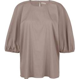 Alba Moda Oversized Blouse - Taupe