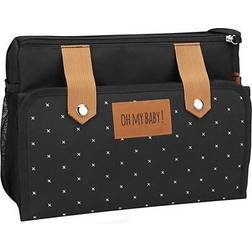 Badabulle Organizer Easy Travel, schwarz/karamel schwarz/gelb